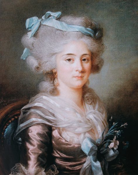 Flore Pajou aka Madame Clodion 1783 by Adelaide Labille Guiard (1749-1803)  Musee du Louvre Paris